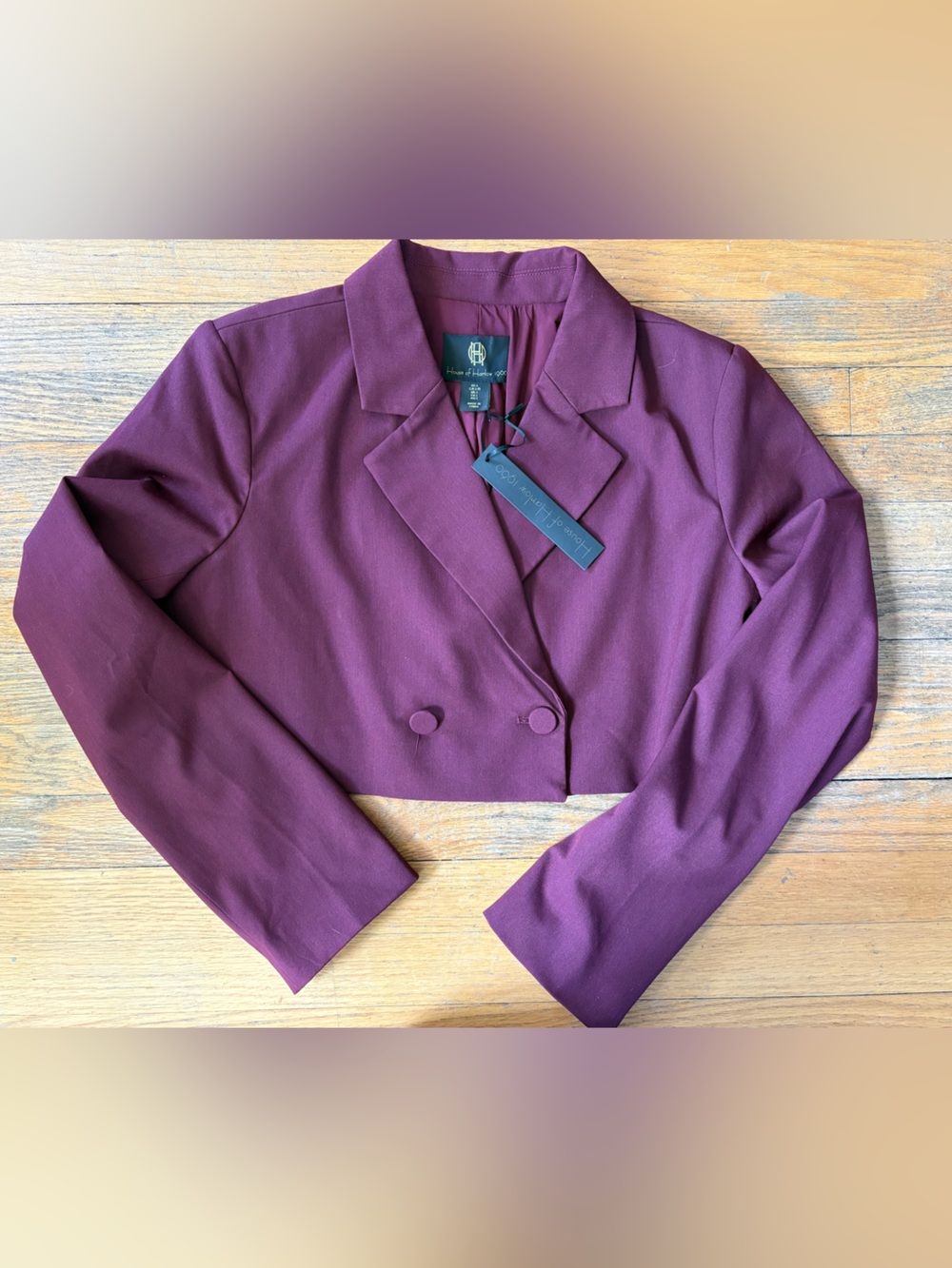 House of Harlow 1960 Burgundy Blazer